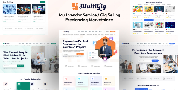 MultiGig - Service / Gig Selling Freelancing Marketplace (Subscription Based)