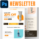 Skincare Solutions Email Newsletter PSD Template - GraphicRiver Item for Sale