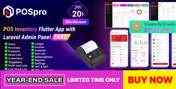 POS Pro - Advanced POS & Inventory Management System | POS SaaS Solution