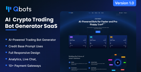 Qbots - AI Powered Crypto Trading Bot Generator