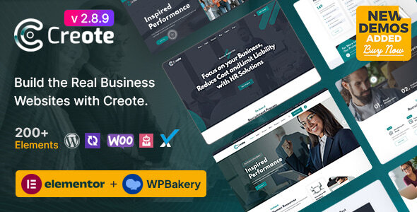 Creote - Corporate & Consulting Business WordPress Theme