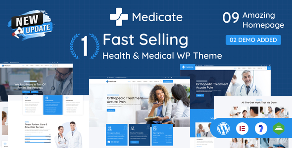 Medicate – Health & Medical WordPress Theme + RTL Ready