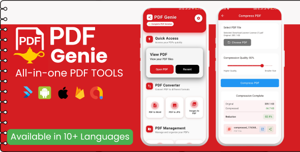 PDF Genie - Complete PDF App for Android & iOS