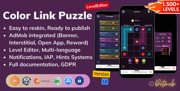 Color Link Puzzle - Unity Complete Project