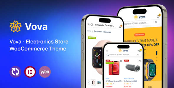 Vova – Electronics Store WooCommerce WordPress Theme