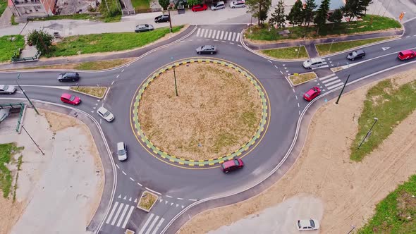 Traffic Roundabout Timelapse