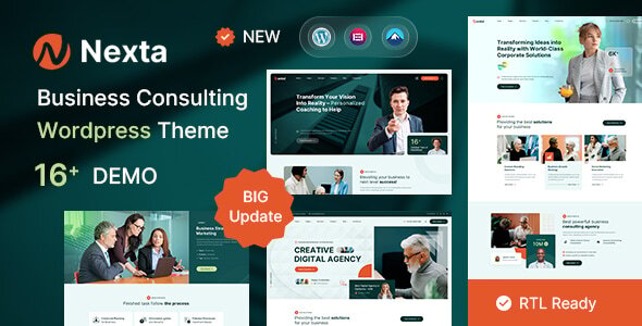 Nexta - Business Consulting Wordpress Theme