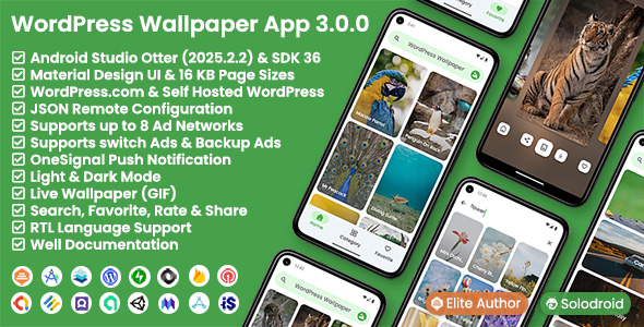 WordPress Wallpaper App