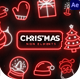 Christmas Neon Icons - VideoHive Item for Sale