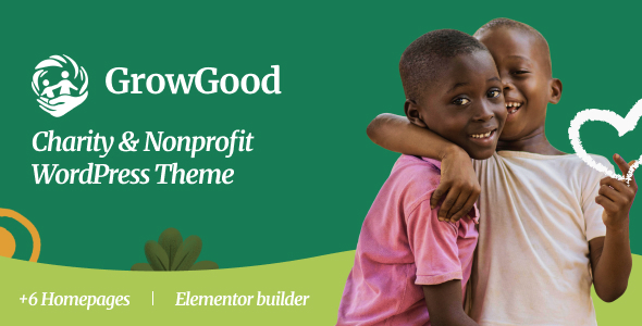 GrowGood - Charity & Nonprofit  WordPress Theme