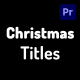 Christmas Titles - VideoHive Item for Sale