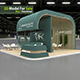 3D Exhibition Stand Stall - 3DOcean Item for Sale