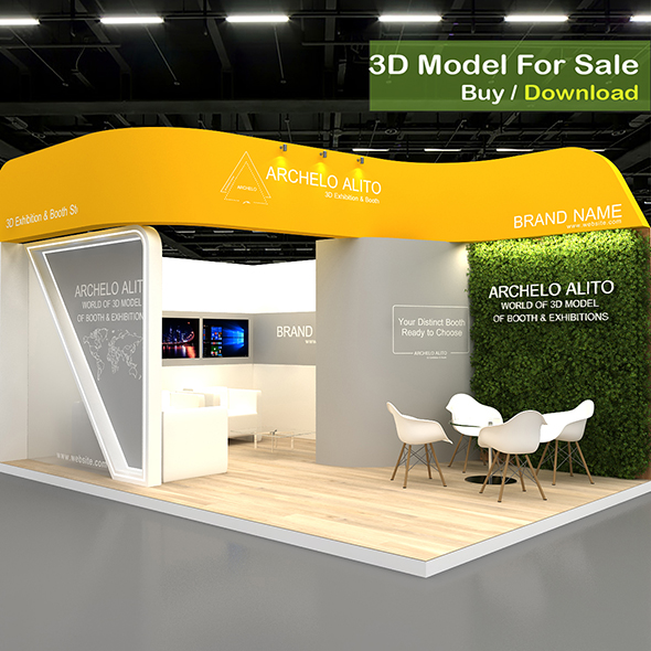 Exhibition Stall 3d Model