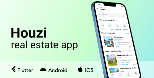 Houzi real estate app | Houzez | Flutter