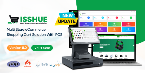 Isshue - Multi Store eCommerce Shopping Cart Solution With POS