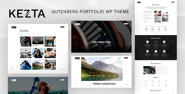 Kezta - Portfolio WordPress Theme