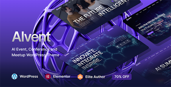 Aivent - AI Event, Conference and Meetup WordPress Theme