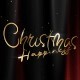 Christmas and New Year Typography Blessings, Golden Glamour Title Cards - VideoHive Item for Sale
