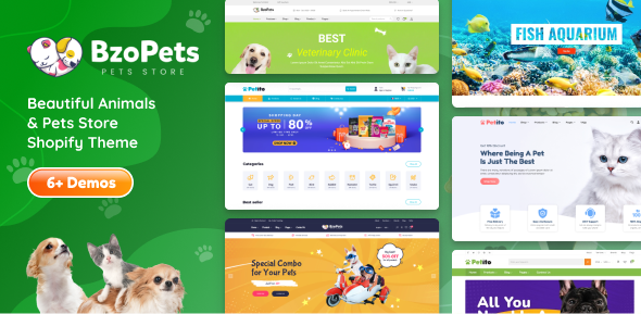 BzoPets - Pet Store and Supplies Shopify 2.0 Theme