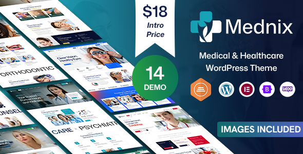 Mednix – Medical & Health Clinic WordPress Theme