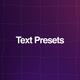 Text Presets | After Effects - VideoHive Item for Sale
