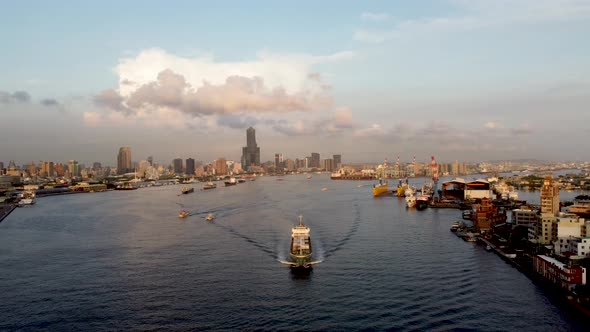 The Aerial view of Kaohsiung