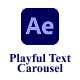Playful Text Carousel - VideoHive Item for Sale