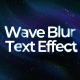 Wave Blur Text - MOGRT - VideoHive Item for Sale