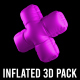 3D Glossy Inflated Pack – Trendy Plastic Shapes & Visual FX For FCPX - VideoHive Item for Sale