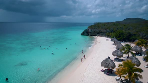 Cas Abou Beach on the Caribbean Island of Curacao Playa Cas Abou in Curacao Caribbean Tropical White