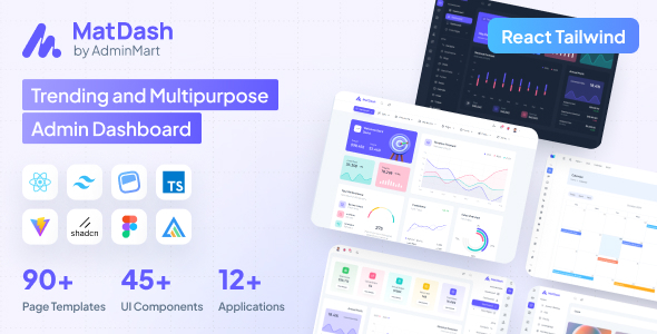 MatDash - Tailwind React Admin Template