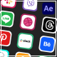 Animated Social Media Icons II - VideoHive Item for Sale