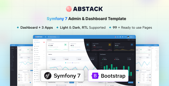 Abstack - Symfony 7 Admin & Dashboard Template