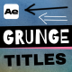 Dynamic Grunge Lower Thirds - VideoHive Item for Sale