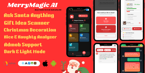 MerryMagic – AI Christmas Assistant with AI Santa Chat (Android & iOS)