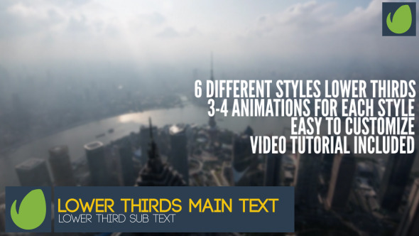 Sliding Lower Thirds alt