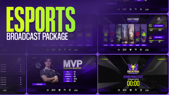 ESports Broadcast Package // Complete Broadcasting & Streaming Solution