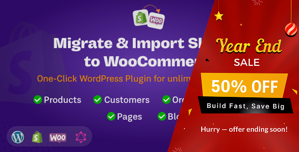 WP Shopify to WooCommerce - Migrate & Import Shopify Store to WordPress
