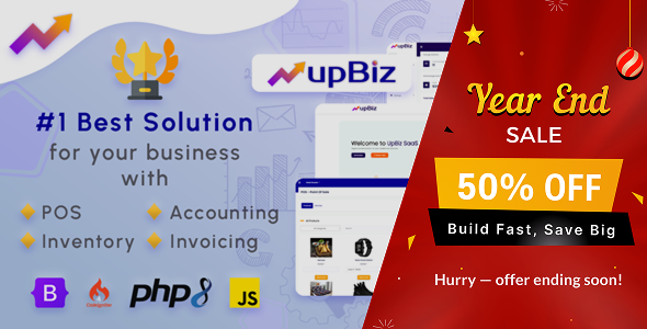 upBiz SaaS - POS ( Point of Sale ), Inventory, Accounting, Invoicing for Small / Medium Businesses