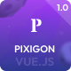 Pixigon - Vue JS Online courses & Education Template - ThemeForest Item for Sale