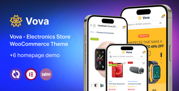Vova – Electronics Store WooCommerce WordPress Theme
