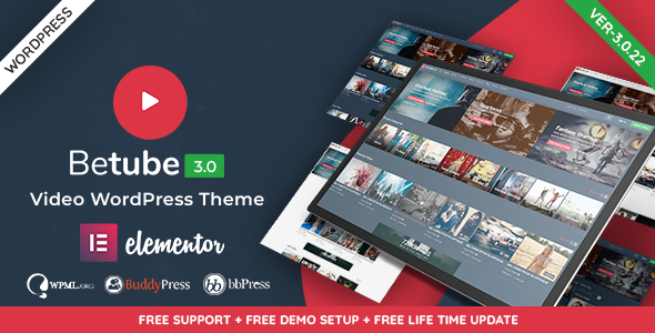 BeTube - Video WordPress Theme