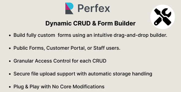 Dynamic CRUD & Form Builder for Perfex CRM