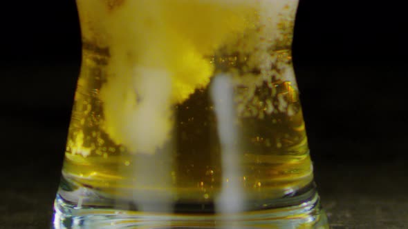 Cold beer Slowmotion