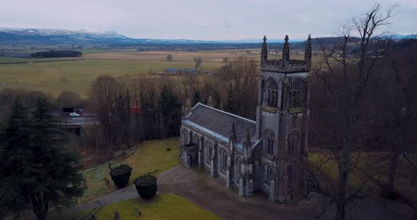 Ancient Cathedral In Scotland