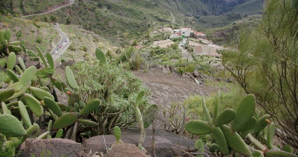 Masca Gorge and Village on the Island of Tenerife Canary Islands Spain