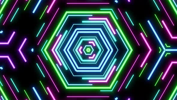 Abstract LED Laser Pattern Cyber alt