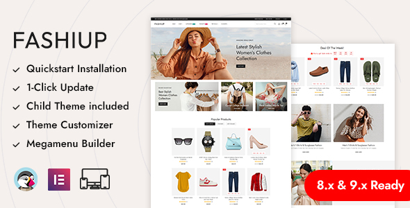 Fashiup - Minimal Fashion Store Prestashop Responsive Theme