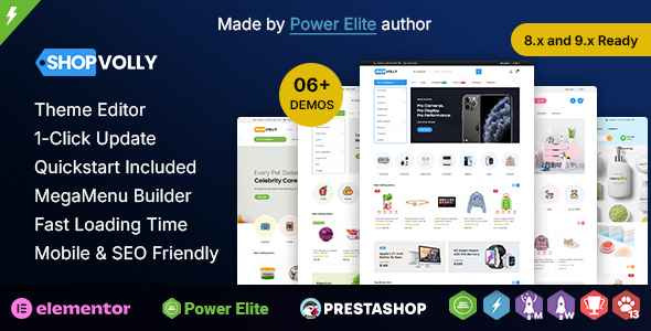ShopVolly - Multi purpose Elementor PrestaShop Theme