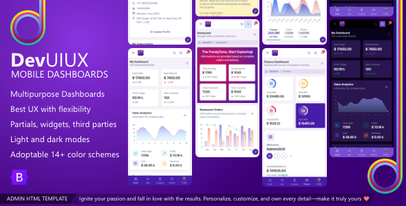 DevUIUX Mobile - A Multipurpose Bootstrap 5 Template